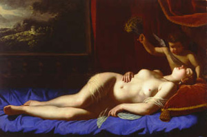 Artemisia Gentileschi's Venus and Cupid (Virginia Museum of Fine Arts, c. 1625–1630)