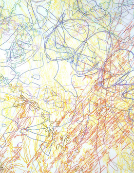 Ingrid Calame's #179 Working Drawing (James Cohan gallery, 2005)