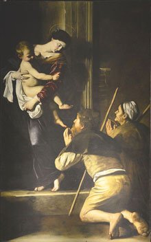 Caravaggio's Madonna di Loreto (Sant'Agostino, Rome, c. 1604–1606)