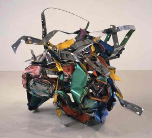 John Chamberlain's Taffeta Coupé (PaceWildenstein, 1999)