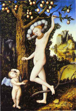 Lucas Cranach the Elder's Venus and Cupid (National Gallery, London, 1530s)