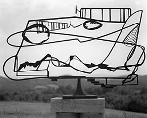 David Smith's Hudson River Landscape (Whitney Museum, photo by David Smith/VAGA New York, 1951)