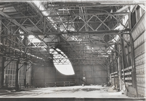 Gordon Matta-Clark's Day's End Pier 52.3 (Estate of the Artist/ARS/Whitney Museum of American Art, 1975)