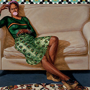 Barkley L. Hendricks's Sweet Thang (Lynn Jenkins) (Nasher Museum at Duke University, 1975)