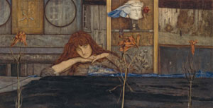 Fernand Khnopff's I Lock My Door upon Myself (Neue Pinakothek, Munich, 1891)