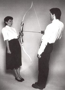 Marina Abramovic and Ulay's Rest Energy (P.S. 1, 1980)