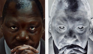 Bradley McCallum's Warlord: Thomas Lubanga Dyilo (Robert Blumenthal gallery, 2014)