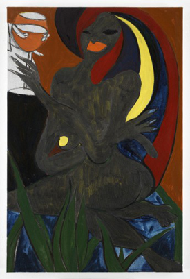 Chris Ofili's Confession (Grey Rainbow) (David Zwirner, 2006)