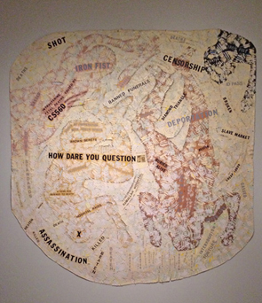 Howardena Pindell's Autobiography Air/CS560 (Detroit Institute of Arts, 1988)