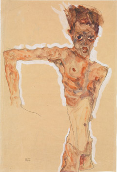 Egon Schiele's Self-Portrait (Metropolitan Museum of Art, 1911)