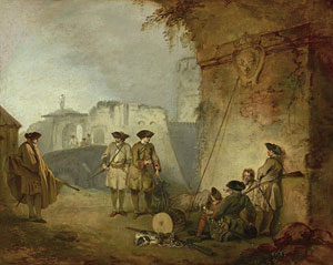 Jean Antoine Watteau's Portal of Valenciennes (Frick Collection, c. 1710–1711)