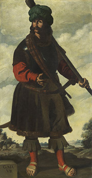 Francisco de Zurbarán's Gad (Auckland Castle, c. 1440–1445)